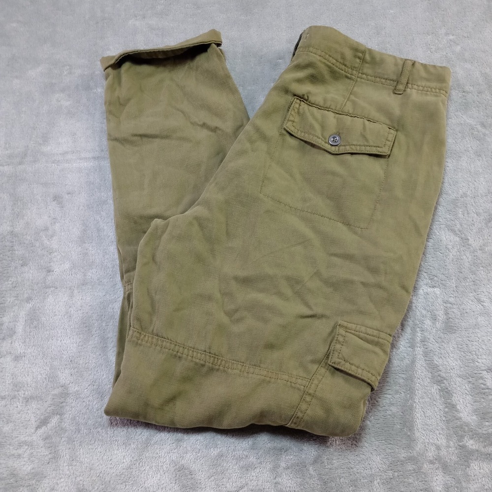 Dex Black Tape Endless Style Cargo Pants Womens Sz Medium Olive Drab‎ Green